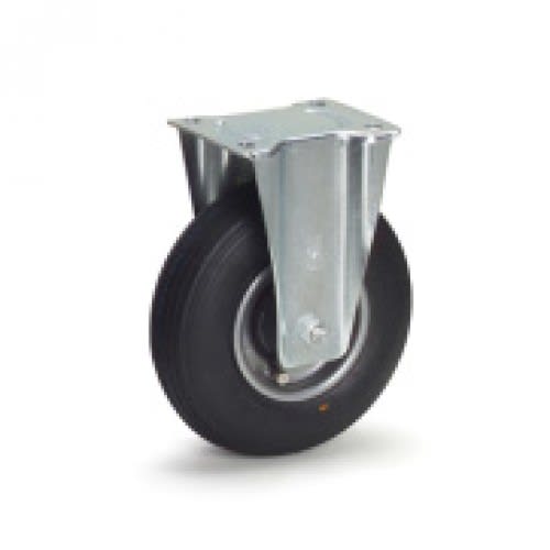 FETRA Bockrolle Luft mit Metallhalterung und schwarzem Luftreifen, Tragkraft 150 kg