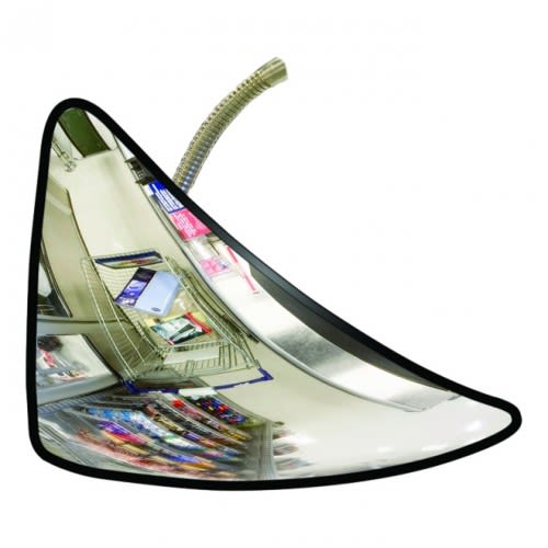 Kassenspiegel T-5 mit gebogenem Design zur Überwachung im Kassenbereich