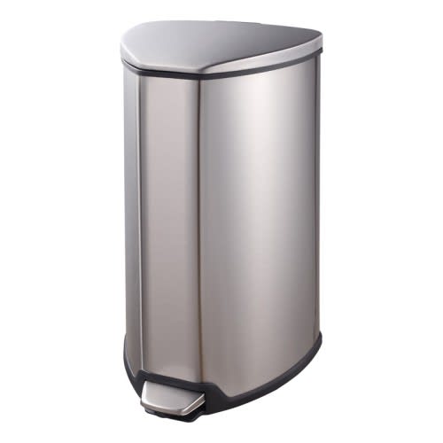 Tritt-Mülleimer GRACE EKO aus Edelstahl mit Tretmechanismus und 5 bis 25 Liter Fassungsvermögen
