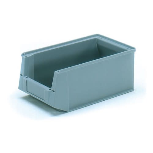 FETRA Sichtlagerkasten 1783 Größe III in grau, stapelbarer Kunststoff Lagerbehälter