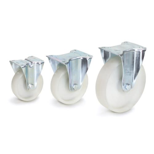 FETRA Bockrolle 71522 aus Polyamid in drei verschiedenen Größen mit Metallhalterung