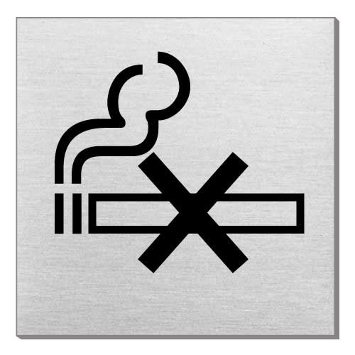 Piktogramm Rauchen verboten quadratisch ohne Rand mit durchgestrichener Zigarette