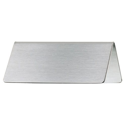 Blanko Tischschild aus Metall in Dreiecksform, 5er Verpackung