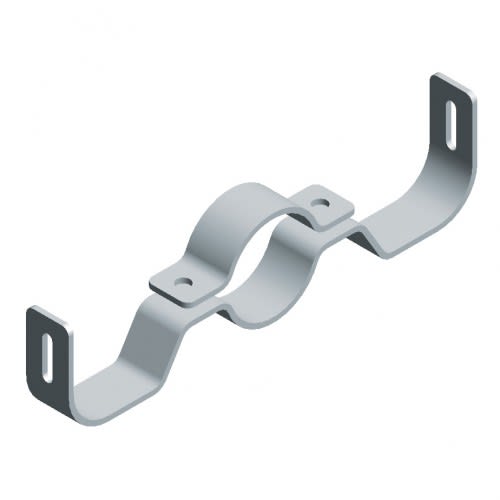 Sonderschelle R-S196 aus Metall zur Befestigung von Rohren oder Schläuchen