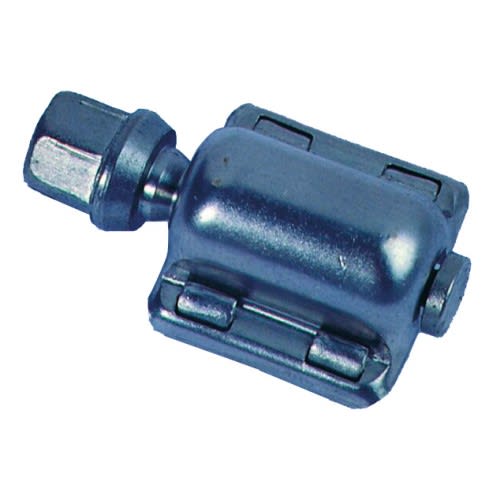 Schraubgehäuse ohne Band aus Metall in Nahaufnahme