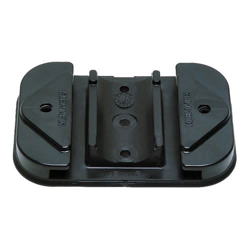 Fuß L49.5 für Leitboy Poller aus schwarzem Kunststoff zur Befestigung