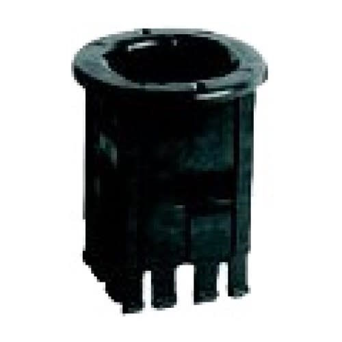 Drehadapter Außenteil W03 schwarzes Kunststoffteil mit runder Öffnung