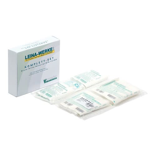 Erste-Hilfe-Material DIN 13160 Komplett-Set von LEINA-WERKE mit Verbandstoffen und sterilem Inhalt