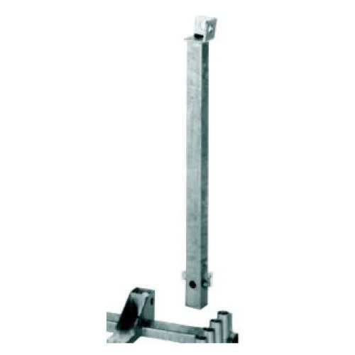 Stütze für Lager- und Transportgestell UNIVERSAL aus Metall, länglich und robust