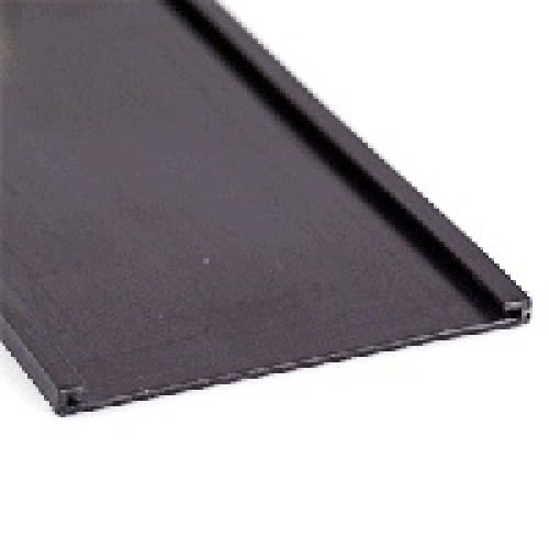 Magnetische C-Profile in schwarzer Farbe, 50 Meter Rolle