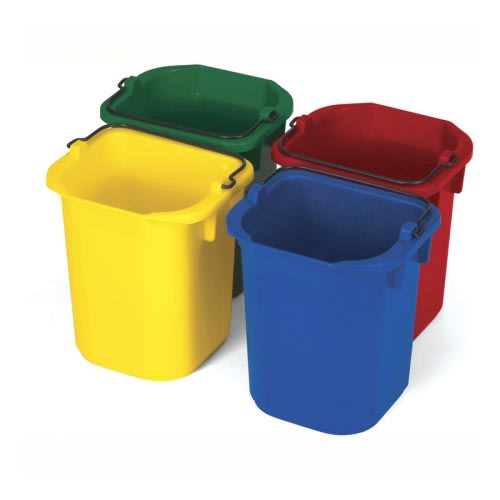 Putzeimer Rubbermaid 5 Liter in verschiedenen Farben Gelb, Blau, Rot und Grün