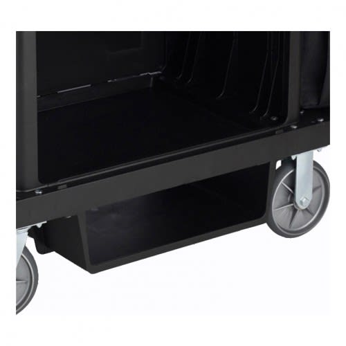 Unterbaufach für Hotelwagen von Rubbermaid mit Rollen