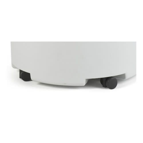 Rollen für runden Papierkorb mit Rollenvorrichtung in weiß