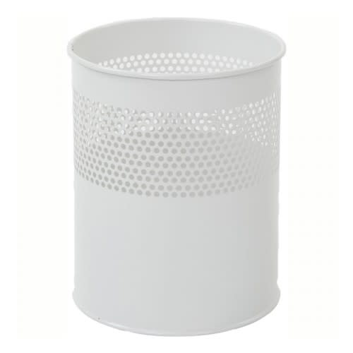 Halbperforierter Papierkorb, rund - Inhalt 10 / 15 / 30 Liter