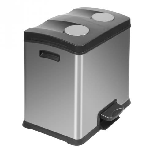 Recycling Tritt-Mülleimer REJOICE RECYCLING BIN, EKO - Inhalt 2x 12 Liter