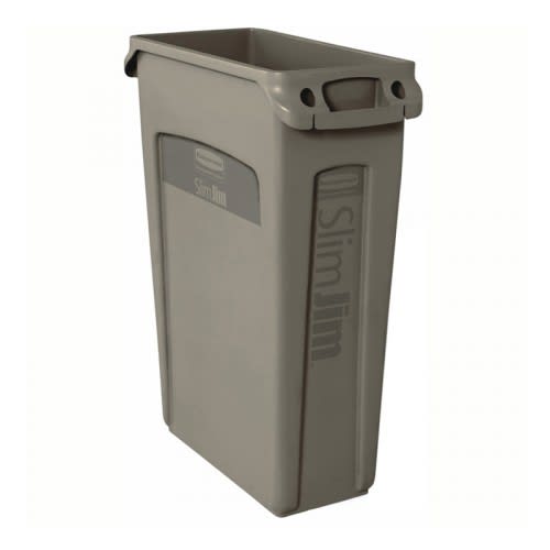 Container SLIM JIM mit Luftschlitzen, Rubbermaid - Inhalt 87 Liter