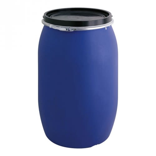 Tonne mit Deckel und Klemmband - Inhalt 120 / 220 Liter