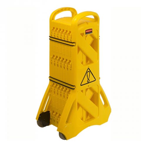 Mobiles Absperrsystem Piktogramm Achtung Gefahr, Rubbermaid