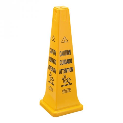 Pylone - Vorsicht Rutschgefahr, Rubbermaid