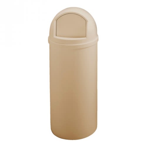 Müllcontainer MARSHAL mit Druckdeckel, Rubbermaid - Inhalt 56,8 / 79,5 Liter