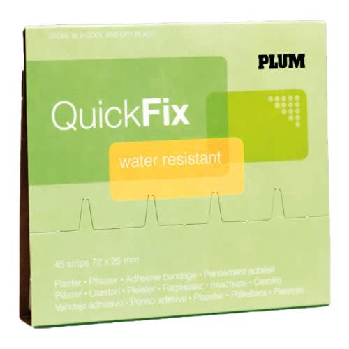 Nachfüllpack für QuickFix Pflasterspender mit wasserfesten Pflastern, 45 Streifen 72x25 mm
