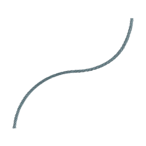 Stahlseil auf Rolle aus verzinktem Stahl