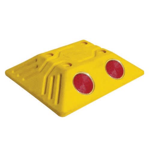 5x Markierungsnagel Typ 5 gelb mit roten Reflektoren