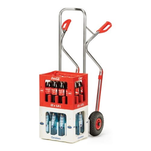 FETRA Alukarre A1330L mit kleiner Schaufel und auswechselbaren Gleitkufen, Tragkraft 200 kg