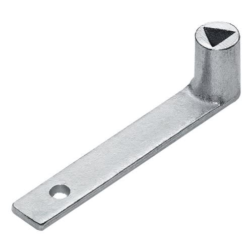 Dreikantschlüssel nach DIN 3223 mit 20 mm Kantenlänge aus Metall