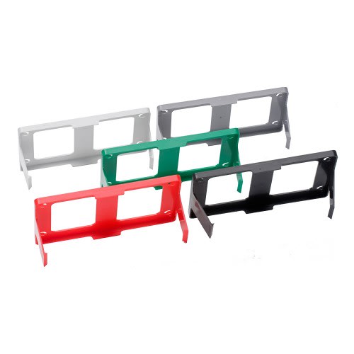 Wandhalterung für Betriebsverbandskästen klein in verschiedenen Farben weiß, grau, grün, rot und schwarz