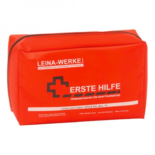 Rote Verbandtasche KFG Erste Hilfe für Kraftfahrzeuge von LEINA-WERKE