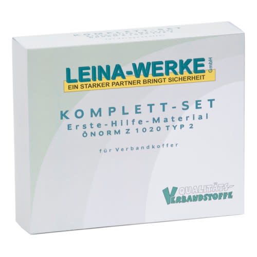 Erste-Hilfe-Ausstattung ÖNORM Z 1020 Komplett-Set Erste-Hilfe-Material für Verbandkoffer von LEINA-WERKE