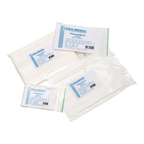 Vliesstofftücher von LEINA-WERKE in verschiedenen Packungsgrößen und Größen 25x30 cm