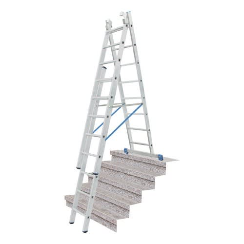 Sprossen-Vielzweckleiter STABILO, treppengängig