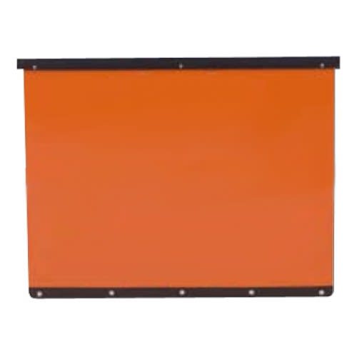Einschubwarntafel neutral orange mit schwarzem Rand