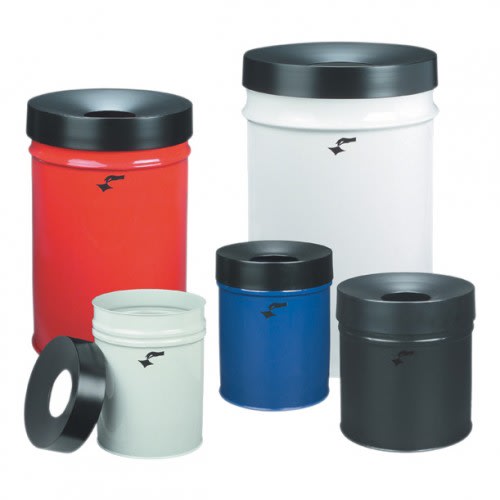 Abfallbehälter Funktionseimer FIRE EX selbstlöschend in verschiedenen Farben und Größen 16, 24, 30, 60 Liter