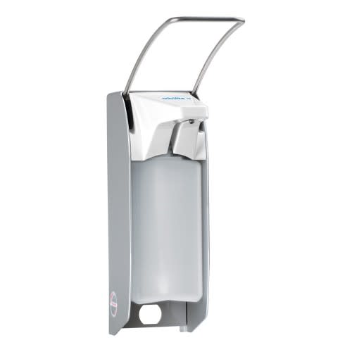 Wandspender Typ KHL für Flaschen aus Metall und Kunststoff mit Hebel