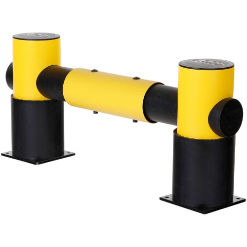 d-flexx flexibler Regalendschutz Set Golf einreihig gelb schwarz