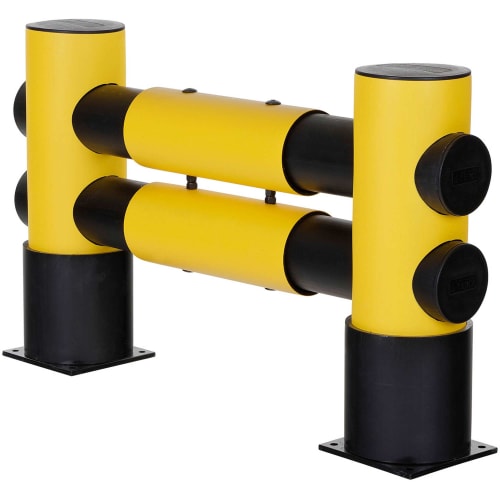 d-flexx flexibler Regalendschutz Set Golf zweireihig gelb schwarz
