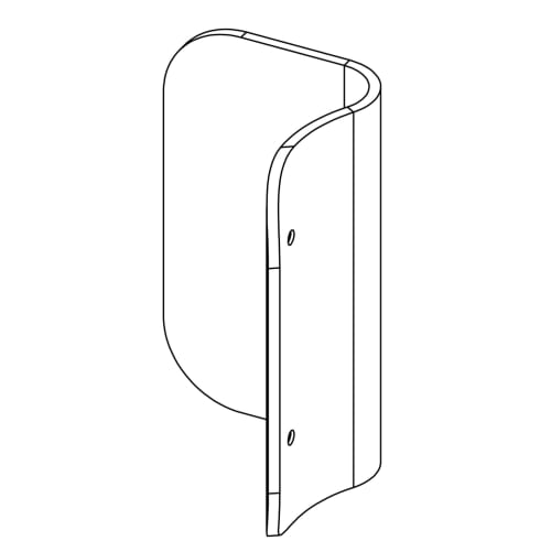 d-flexx Stopper für Schwingtür Juliet aus Kunststoff in weiß