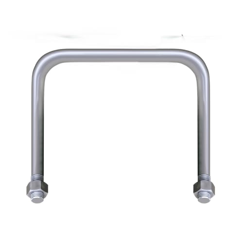 Haltegriff für Grabenbrücken aus Aluminium mit Schrauben