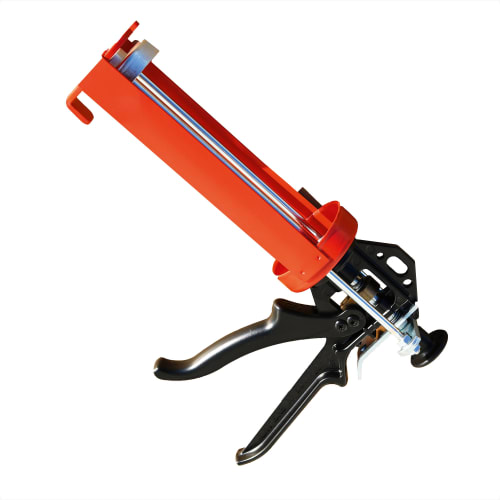 Kartuschenpresse Dispenser in rot und schwarz für VIAXI Primer