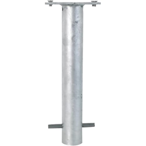 Bodenhülse aus Metall für umlegbare Parkplatzsperren