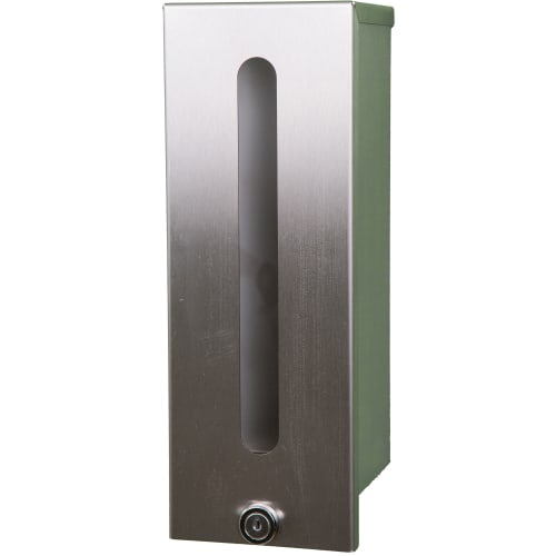 Edelstahl Gehäuse für Desinfektionsmittel-Pumpspender mit Sichtfenster und Schloss