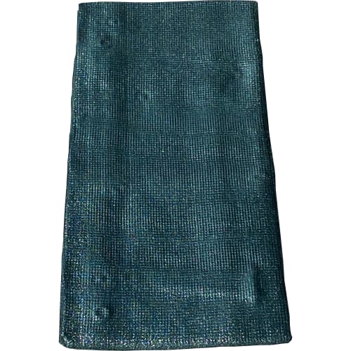 Mobilzaunnetz in normaler Ausführung oder schwer entflammbar, grün, feinmaschiges Netz