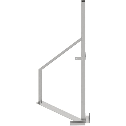Eck-Ständer aus Metall für Holzbauzaun zur Eckmontage