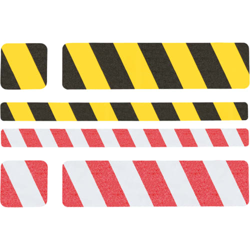 10x m2-Antirutschbelag Warnmarkierung | Einzelstreifen