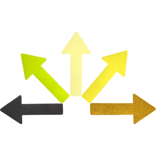 10x m2-Antirutschbelag Hinweismarkierung Universal | Pfeil
