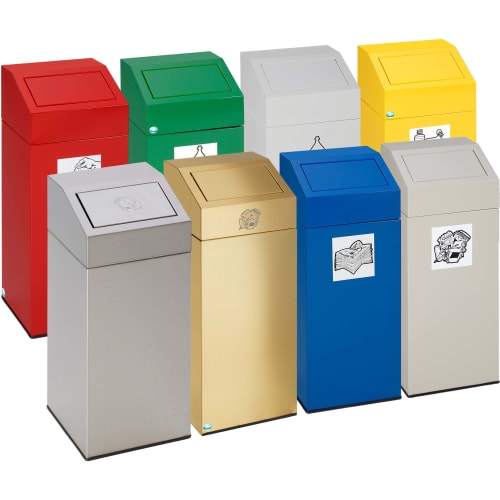 Wertstoff-Sammler STUBBINS in verschiedenen Farben für Recycling und Mülltrennung