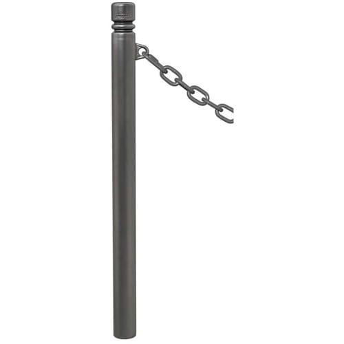 Kettenpfosten CATENA aus Metall mit Kette in Anthrazit